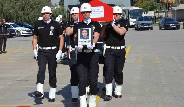 Şehit Polis Serkan Hızlı, İzmir'den dualarla uğurlandı