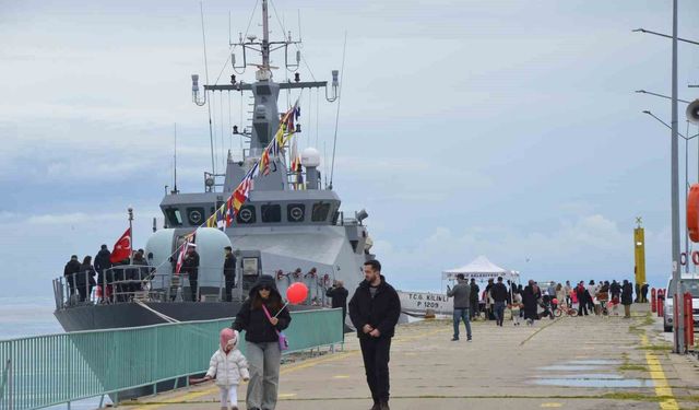 Sinop'ta 23 Nisan coşkusu: TCG Kilimli ve TCSG-DOST ziyarete açıldı