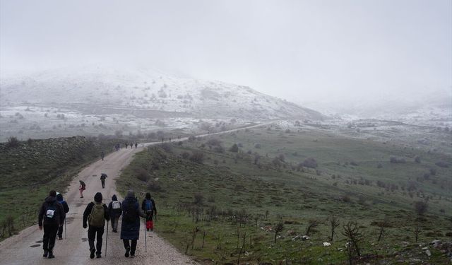 Ankara'nın yüksek kesimlerinde kar etkili oldu