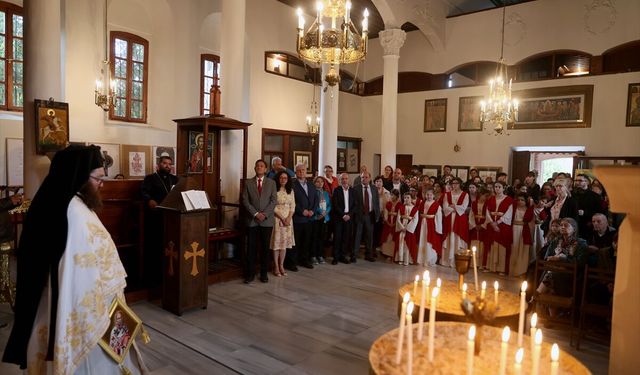 Edirne'de Bulgar Ortodoks Kilisesi'nde isim bayramı ayini düzenlendi
