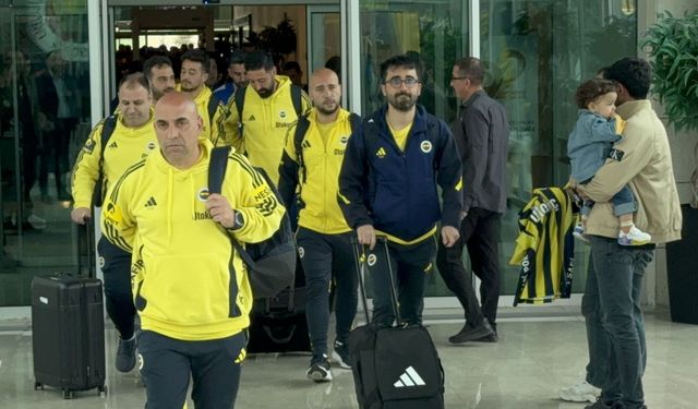 Fenerbahçe kafilesi, Konya'ya geldi