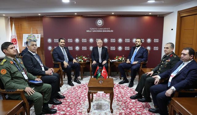 Milli Savunma Bakanı Güler, Libyalı askeri yetkililerle görüştü