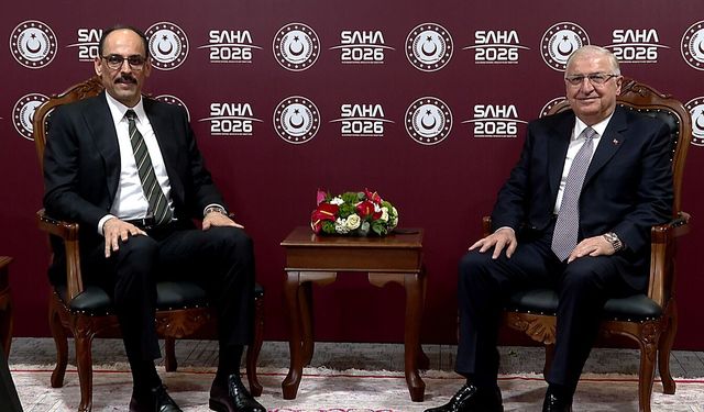 Milli Savunma Bakanı Güler, MİT Başkanı Kalın ile görüştü