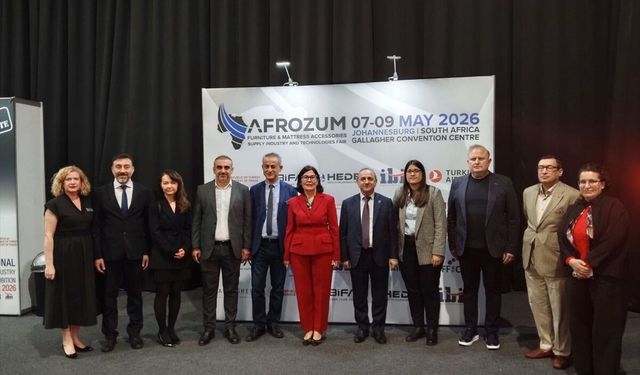 Türkiye yatak endüstrisi Güney Afrika Cumhuriyeti'ndeki fuara katıldı