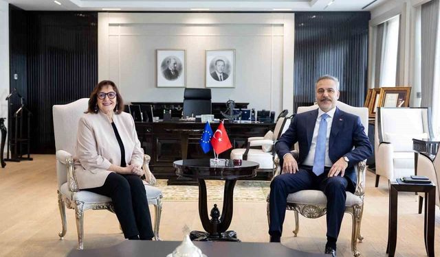 Bakan Fidan, Akdeniz Komiseri Suica ile görüştü