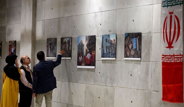 Tahran'da, ABD-İsrail saldırılarına ilişkin fotoğraf sergisi açıldı