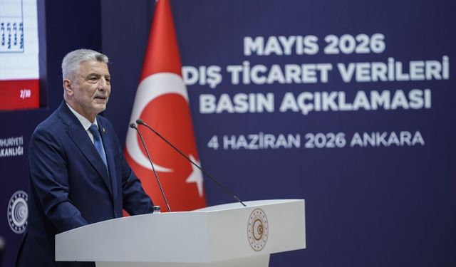 Ticaret Bakanı Ömer Bolat mayıs ayı dış ticaret verilerini açıkladı: