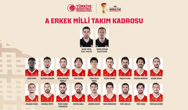A Milli Erkek Basketbol Takımı'nın Bosna Hersek ve İsviçre maçları aday kadrosu açıklandı