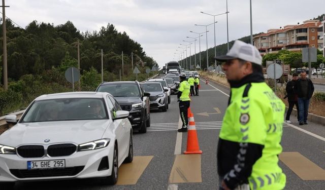 Muğla'da 9 günlük Bayram mesaisinde 37 bin araç kontrol edildi