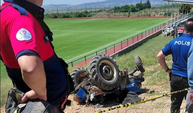 Traktör kazasında 12 yaşındaki çocuk hayatını kaybetti