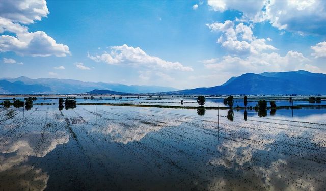 Antalya'da Karagöl temmuz ayında da su varlığını koruyor