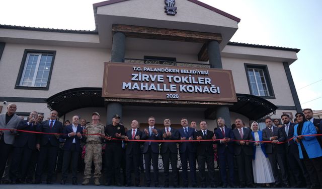 Bakanlar Tekin ve Çiftçi, Erzurum'da millet konağının açılışını yaptı