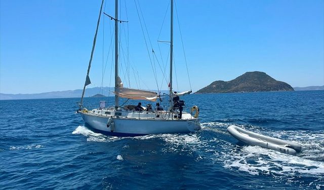 Bodrum'da 35 düzensiz göçmen yakalandı