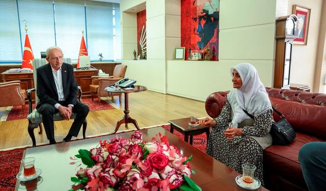 CHP Genel Başkanı Kılıçdaroğlu, Narin Güran'ın ailesini kabul etti