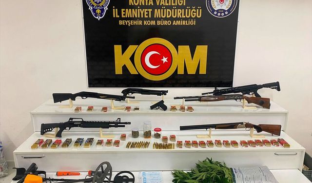 Konya'da tefecilik operasyonunda 4 şüpheli yakalandı