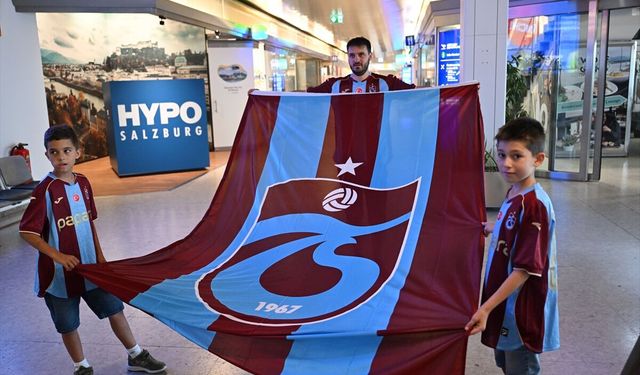 Trabzonspor, yurt dışı kampı için Avusturya'ya geldi