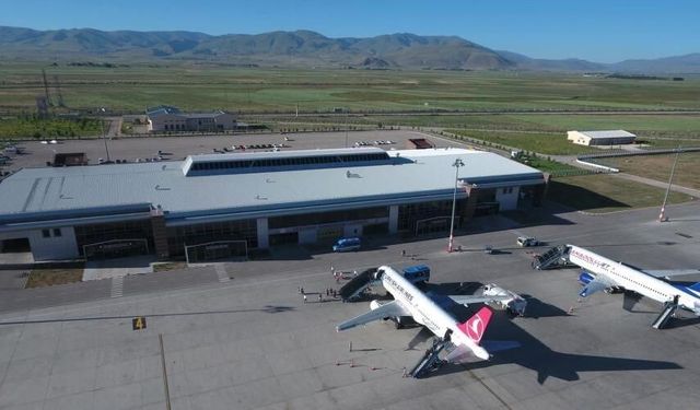 Erzurum Havalimanı'nda haftalık uçuş sayısı 64'e yükseldi