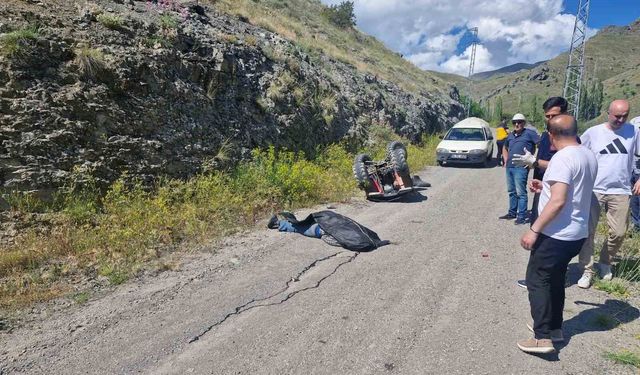 İspir'de kahreden kaza: ATV'den düşen şahıs hayatını kaybetti
