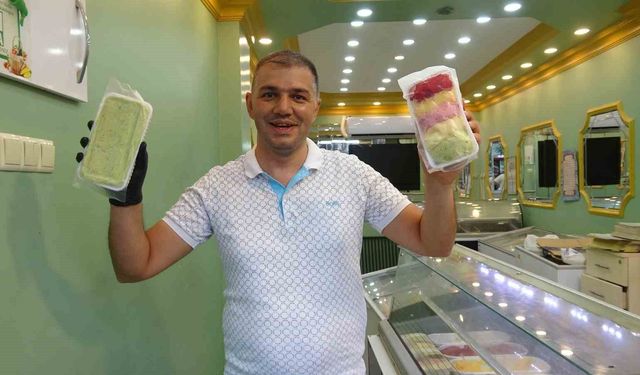 Kilosu 400 lira, topu 10 lira: Kilisli dondurmacıdan topu 400 liraya satılan dondurmaya tepki