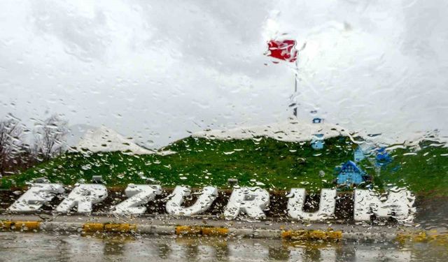 Meteoroloji'den Erzurum ve çevre iller için kuvvetli yağış uyarısı