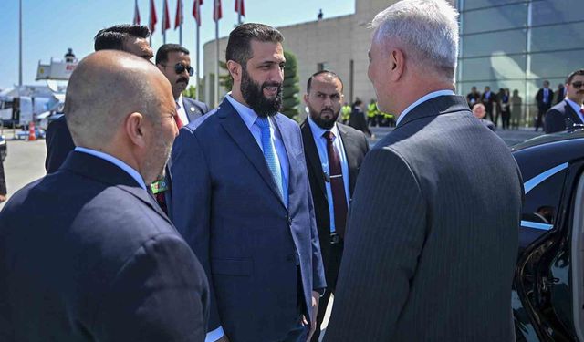 Suriye Cumhurbaşkanı Şara Ankara'da