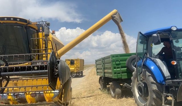 Tarımın kalbi Adilcevaz'da buğday hasadına başlandı