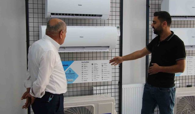 Van'da kavurucu sıcaklar klima satışlarını artırdı