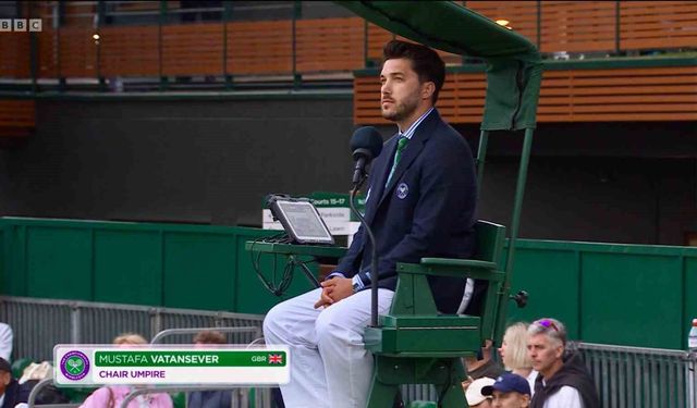 Wimbledon'da bir Türk hakem