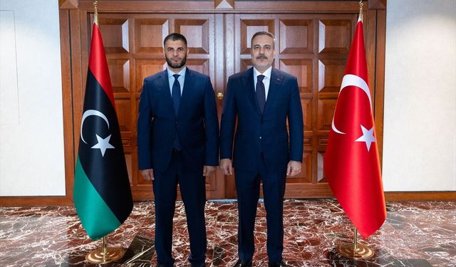Dışişleri Bakanı Fidan, Libya İçişleri Bakanı Trablusi ile Ankara'da görüştü