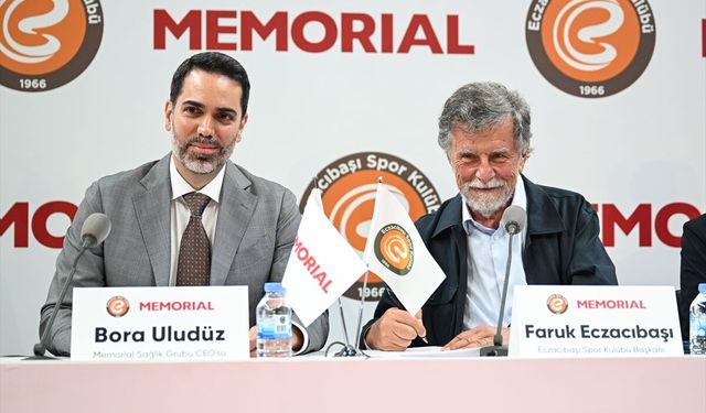 Eczacıbaşı Kulübü, Memorial Sağlık Grubu ile sponsorluk anlaşması imzaladı