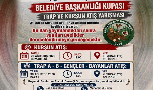 Kuyucak'ta 5 Eylül Kurtuluş Şenlikleri heyecanı atıcılık yarışmasıyla başlayacak