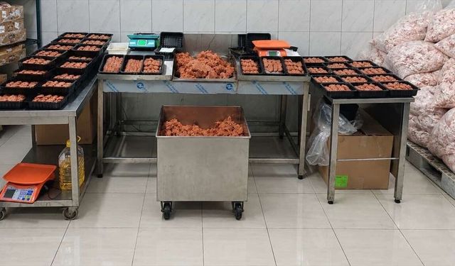 Başkentte halk sağlığını tehlikeye atan 1333 kilogram et ve et ürünü ele geçirildi