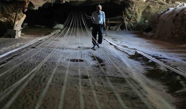 Gaziantep'teki son kendir ustası 67 yıldır mesleğini aşkla sürdürüyor