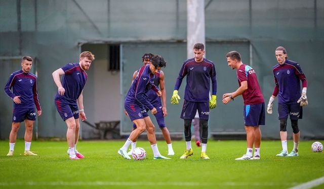 Trabzonspor, Beşiktaş maçının hazırlıklarına başladı