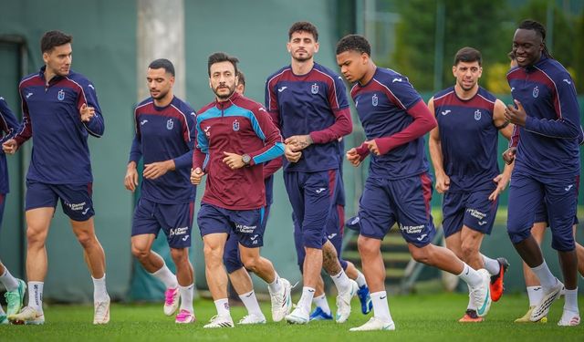 Trabzonspor, Hearts maçının hazırlıklarına başladı