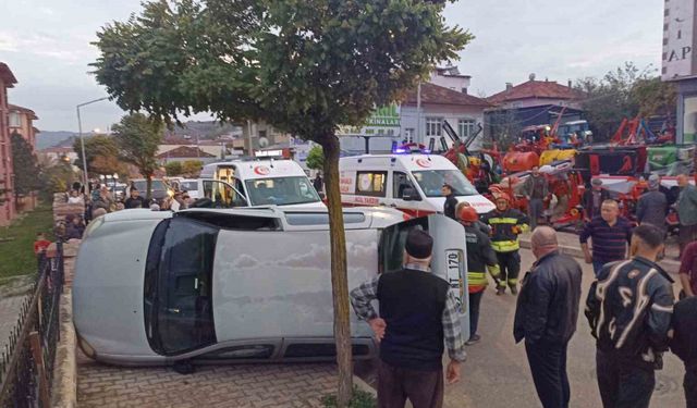 Samsun'da trafik kazası: 4 yaralı