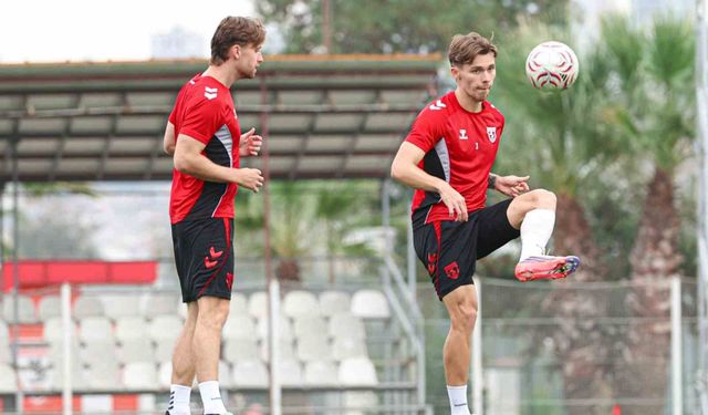 Samsunspor, Başakşehir FK maçına çift antrenmanla hazırlanıyor