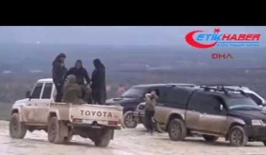 Burseya Dağı'nda ÖSO birlikleri YPG mevzilerini ağır silahlarla ateş altına aldı