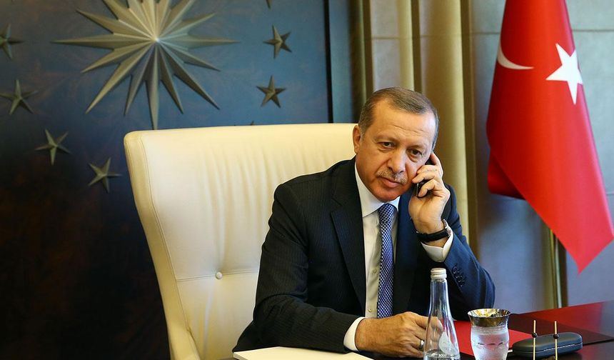 Cumhurbaşkanı Erdoğan'dan, Azerbaycan Cumhurbaşkanı Aliyev'e tebrik telefonu
