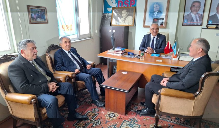 DSP Genel Başkanı Aksakal, Zonguldak'ta ziyaretlerde bulundu