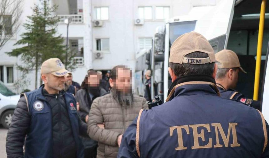 "Bozdoğan-11" operasyonlarında gözaltına alınan 33 şüpheliden 14’ü tutuklandı