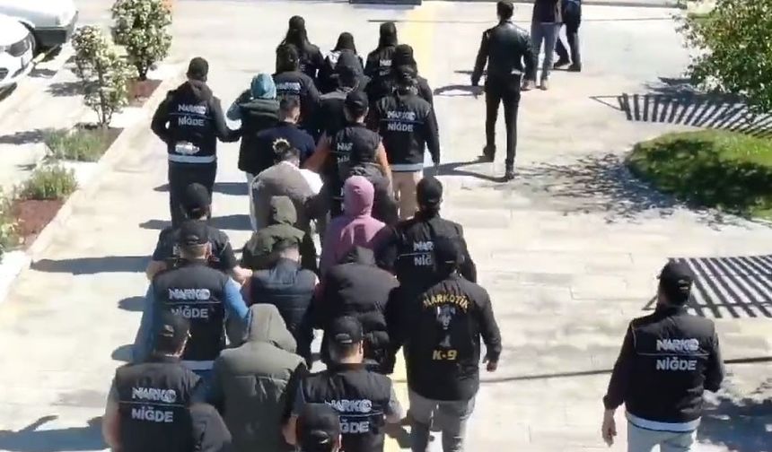 Niğde’de uyuşturucu operasyonu: 23 gözaltı