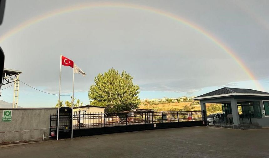 Kahramanmaraş’ta gökkuşağı şöleni