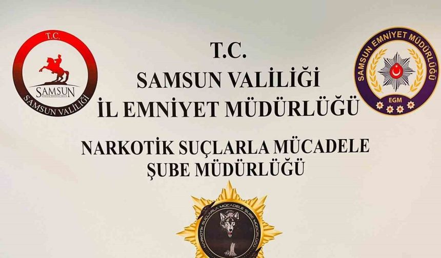 Samsun’da 1 kilo skunk ile yakalanan şahsa gözaltı