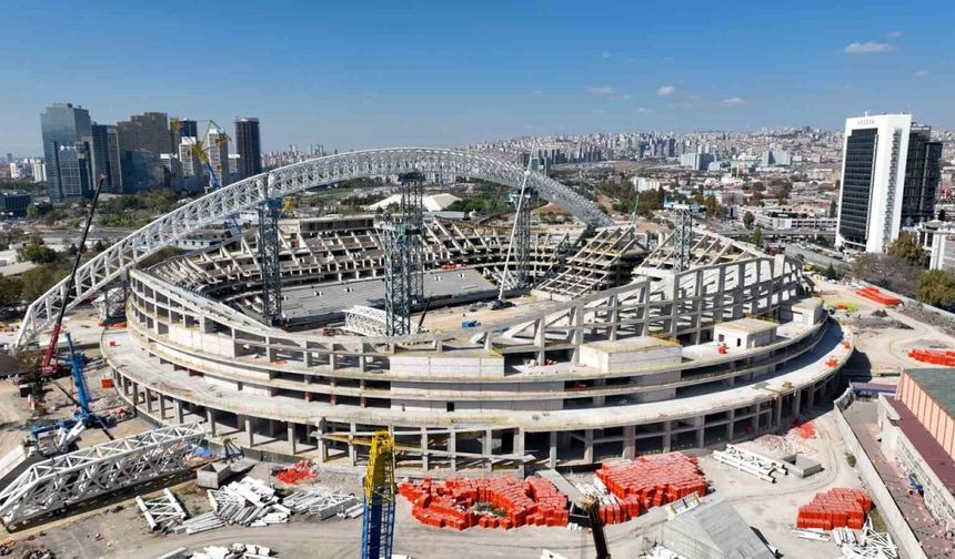 Ankara’nın yeni stadyum kompleksi hızla tamamlanıyor