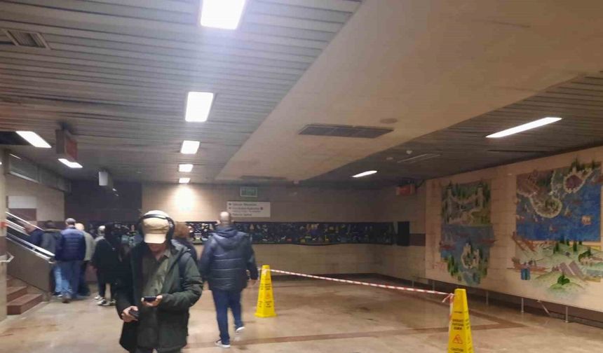 Taksim Metrosu sular altında kaldı