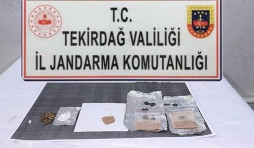 Tekirdağ’da uyuşturucu operasyonları: Çok sayıda uyuşturucu madde ele geçirildi