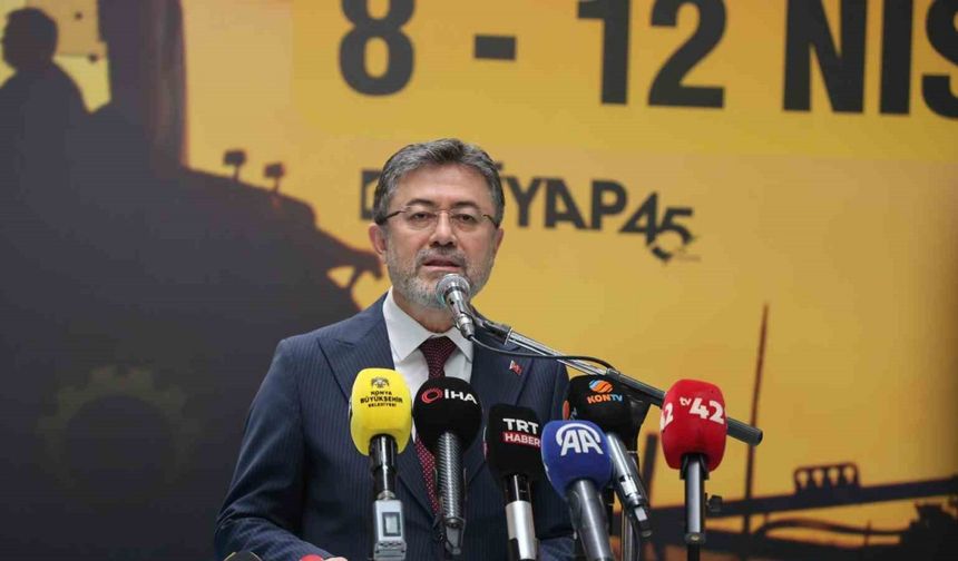 Bakan Yumaklı, Konya Tarım Fuarı’nın açılışına katıldı