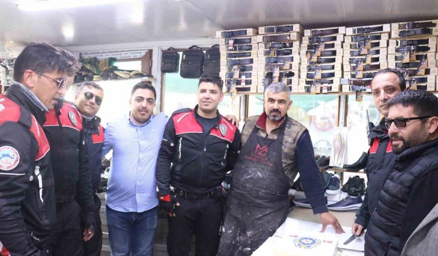 Malatya’da kavga ihbarına giden polis şaşkına döndü