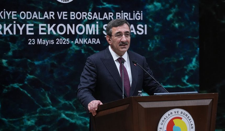 Cumhurbaşkanı Yardımcısı Yılmaz, "TOBB Türkiye Ekonomi Şurası"nda konuştu: